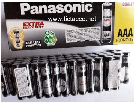 Pin Panasonic R03NT/2S (Pin 3A-vĩ 2 viên) – ảnh mô tả 2