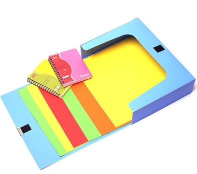 Bìa hộp PP 100 A4 FO BF03 xanh nhạt – ảnh mô tả 4