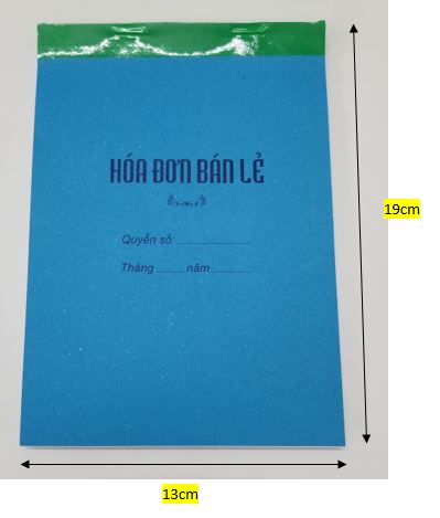 Hóa đơn bán lẻ 2 liên (13x19, 50 bộ) – ảnh mô tả 1