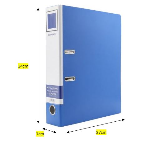 Bìa còng 7P (F4 Kokuyo xanh duong) – ảnh mô tả 4