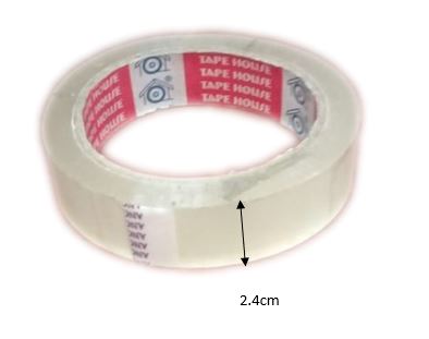 Băng keo 2,4mm (trong vòng lớn 45mic 80Yard) – ảnh mô tả 1