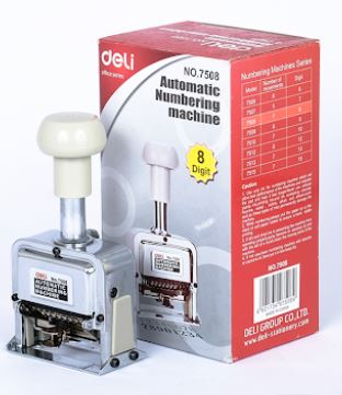 Dấu nhảy 8 số Deli 7508 – ảnh mô tả 3