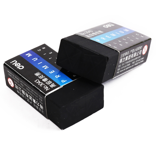 Tẩy đen (gôm đen Deli E3043) – ảnh mô tả 2
