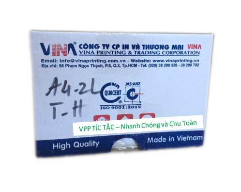 Giấy liên tục (2 liên khổ 21x28 cm - A4 -> T-H) – ảnh mô tả 3
