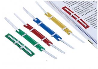 Nẹp tài liệu E5548 (Kẹp Acco nhựa DELI 5548) – ảnh mô tả 2