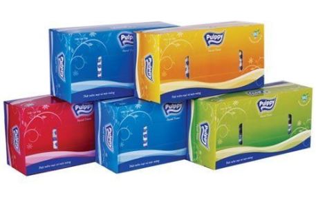 Giấy lụa hộp Pulppy 5 hộp - 1 lốc 5 hộp – ảnh mô tả 1