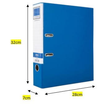 Bìa còng 1M-7P A4 Deli (File còng) – ảnh mô tả 5