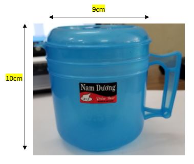Ca múc nước nhựa tròn có miệng rót 0.5 Lít – ảnh mô tả 1
