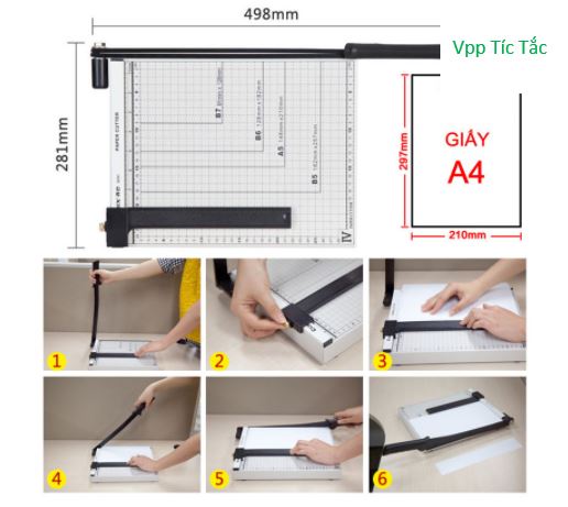 Bàn cắt giấy A4 – ảnh mô tả 1
