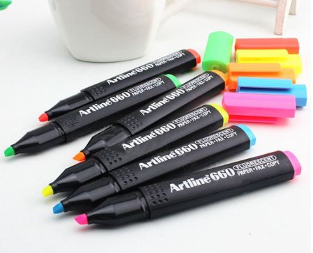 Bút dạ quang Artline EK-660 (các màu) – ảnh mô tả 2