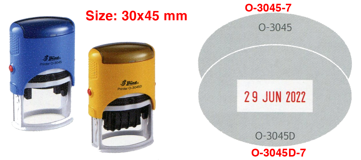 Dấu lật dài (oval O3045 - 44*29mm) – ảnh mô tả 2