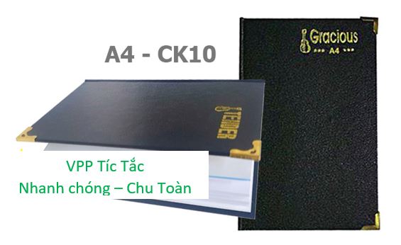 Sổ da A4 dày (CK10 Dày) – ảnh mô tả 2
