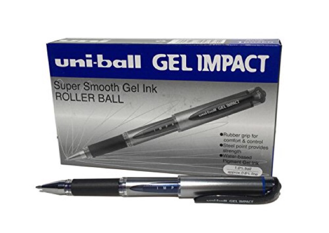 Bút Uniball UM 153S xanh – ảnh mô tả 4