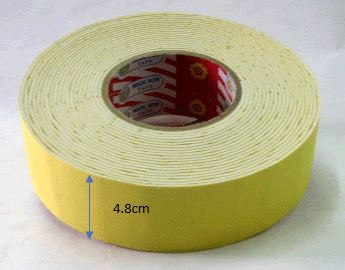 Băng keo 48mm (xốp trắng 4.8p) – ảnh mô tả 1