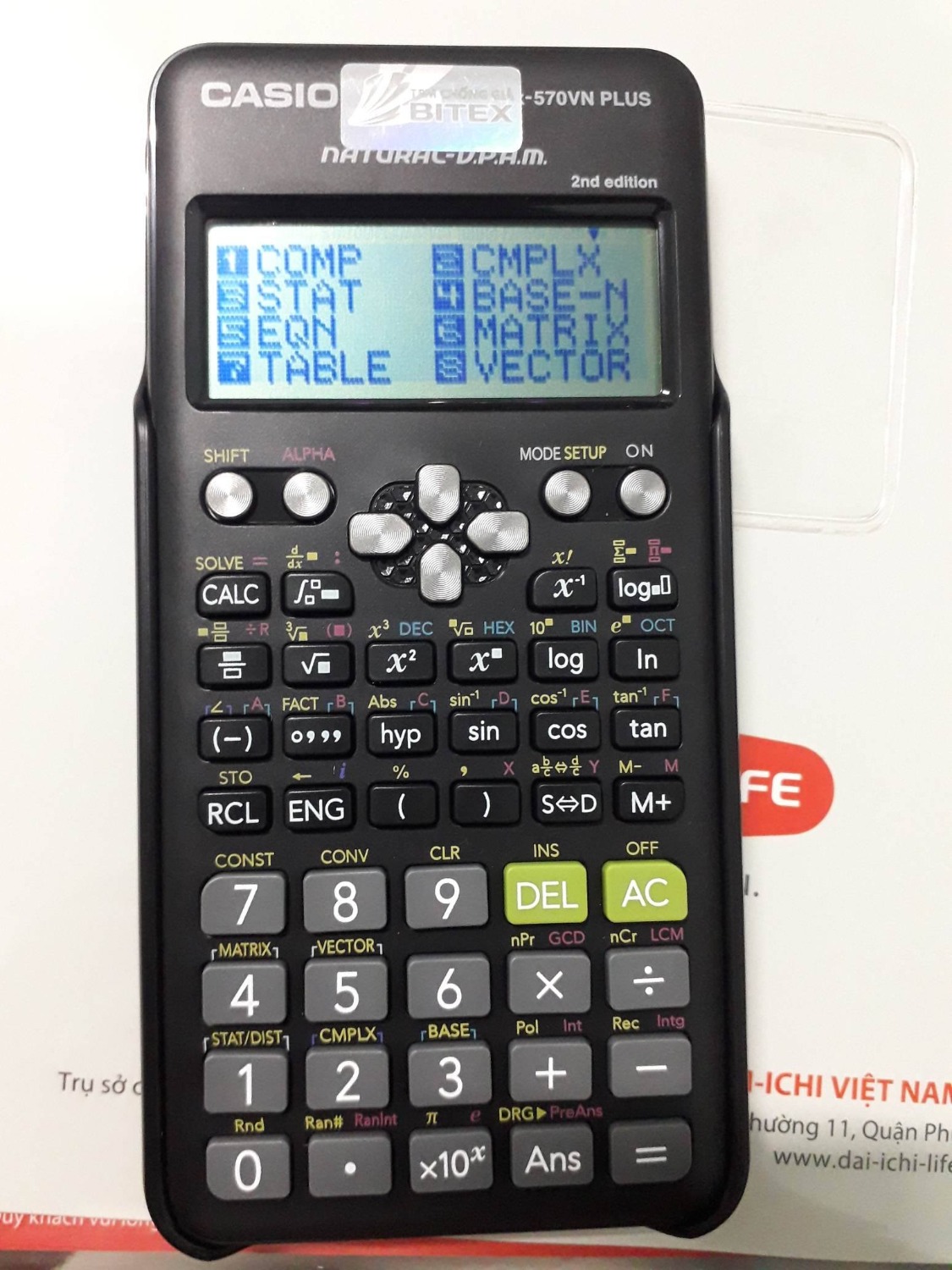 Máy tính Casio FX-570 VN Plus (CH) – ảnh mô tả 1