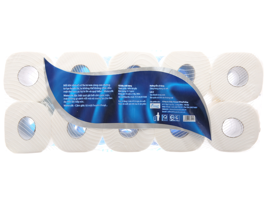 Giấy VS WaterSilk (3 lớp- lốc 10 cuộc) – ảnh mô tả 2