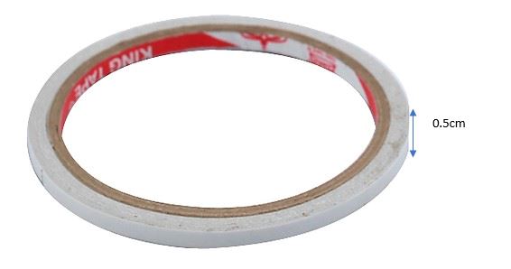 Băng keo 2 MẶT 0.5P – ảnh mô tả 1