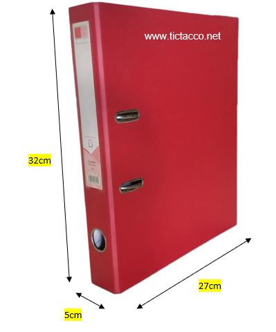Bìa còng 5p (1M-5P A4 TL FO-LAF50 đỏ) – ảnh mô tả 3