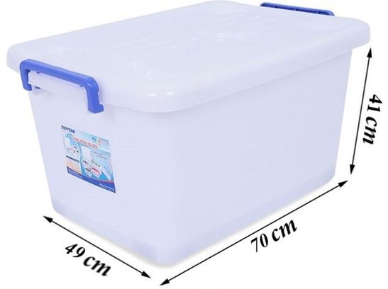 Thùng chữ nhật (DT 1244 90L -76.7x51.4x31.9) – ảnh mô tả 2