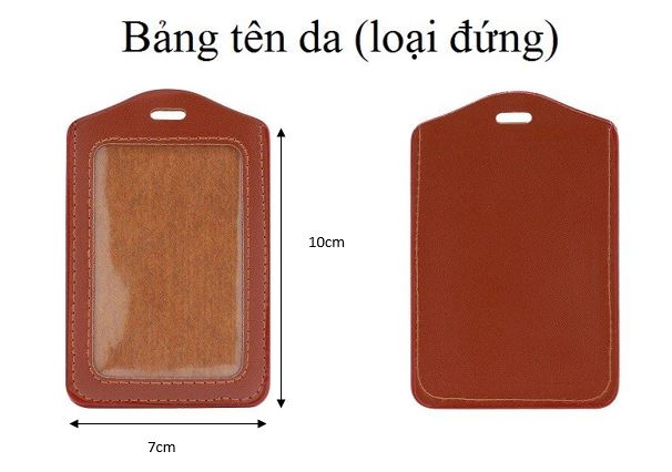 Bảng tên da (đứng 1 mặt)