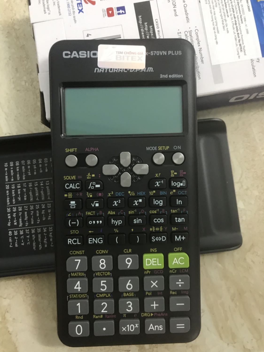 Máy tính Casio FX-570 VN Plus (CH) – ảnh mô tả 2