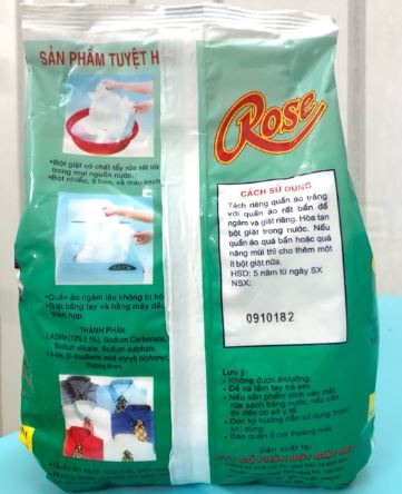 Bột giặt rose 500gr – ảnh mô tả 2