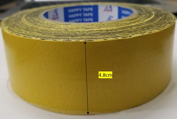 Băng keo 48mm (xốp đen 4.8p) – ảnh mô tả 1