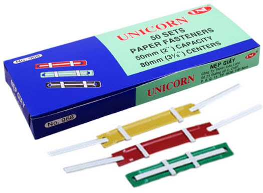 Nẹp tài liệu E5548 (Kẹp Acco nhựa DELI 5548) – ảnh mô tả 1