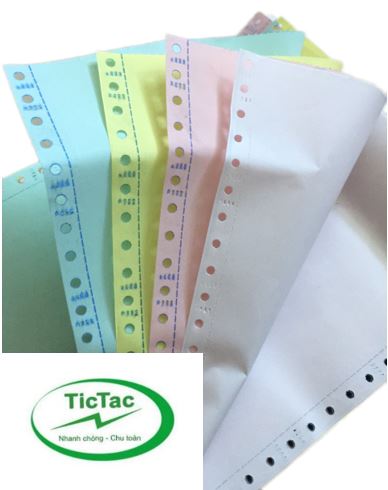 Giấy liên tục (4 liên khổ 21x28 -A4) – ảnh mô tả 1