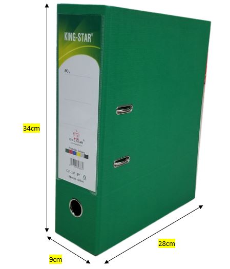 Bìa còng (10P Kingstar A4/F4 đủ màu hàng si PP) – ảnh mô tả 3