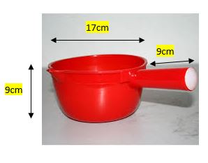 Ca múc nước nhựa cán dài – ảnh mô tả 2