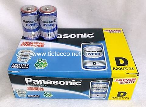 Pin Panasonic R20UT/2S (đại D xanh) – ảnh mô tả 2