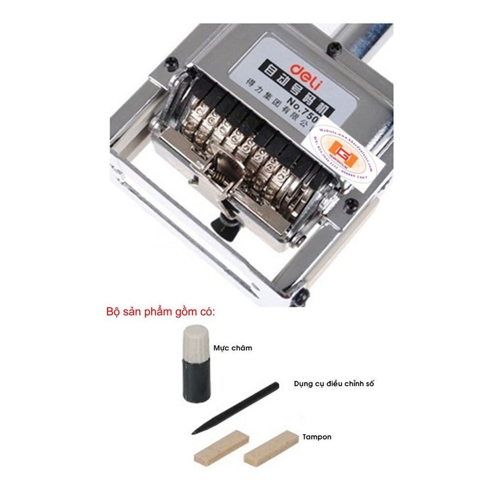 Dấu nhảy 6 số Deli 7506 – ảnh mô tả 2