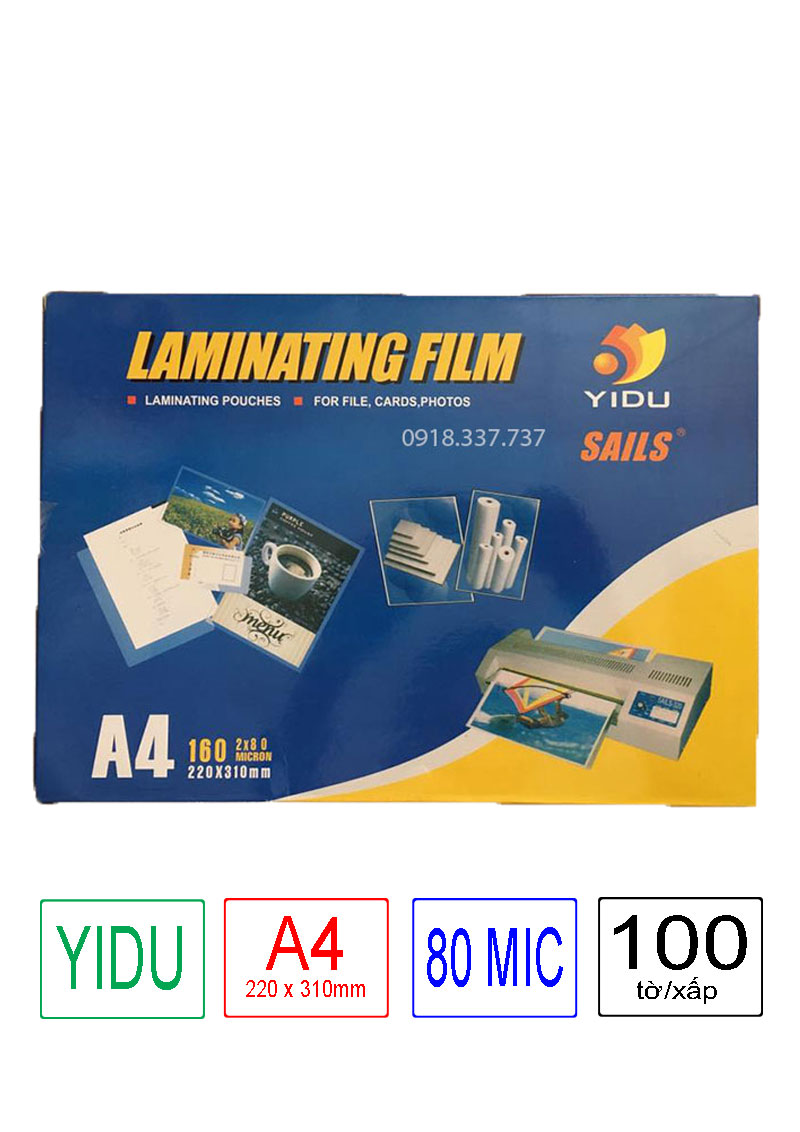 Màng nhựa trong 220*310*80mic (nhựa ép A4 2x80mic) – ảnh mô tả 1