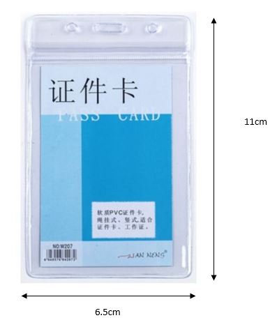 Bảng tên nhựa (dẻo đứng dây kéo 107) – ảnh mô tả 1