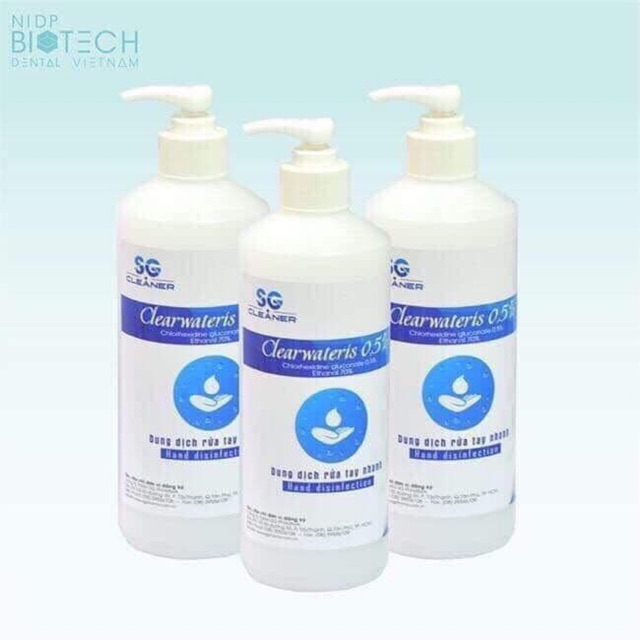 Dung dịch sát khuẩn Clear Wateris 500 ml (gel khô) – ảnh mô tả 4