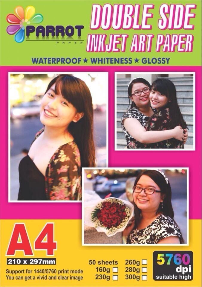 Giấy Coucher A4 (230gsm 2 mặt  mờ) – ảnh mô tả 1