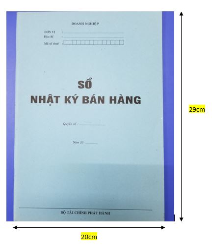 Sổ nhật ký bán hàng – ảnh mô tả 1