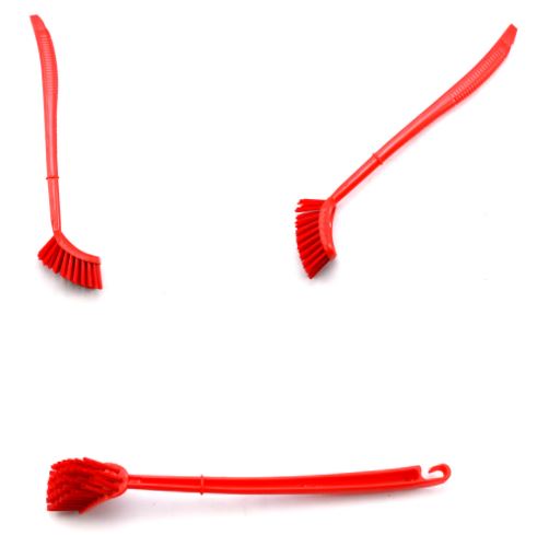 Cọ cong nhỏ (cọ toilet cong vuông cán dài) – ảnh mô tả 1