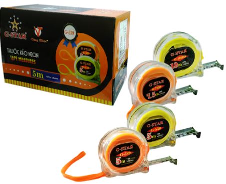 Thước kéo 5m Gstar (thước cuộn sắt bản 19mm) – ảnh mô tả 1