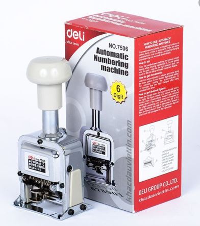 Dấu nhảy 6 số Deli 7506 – ảnh mô tả 3