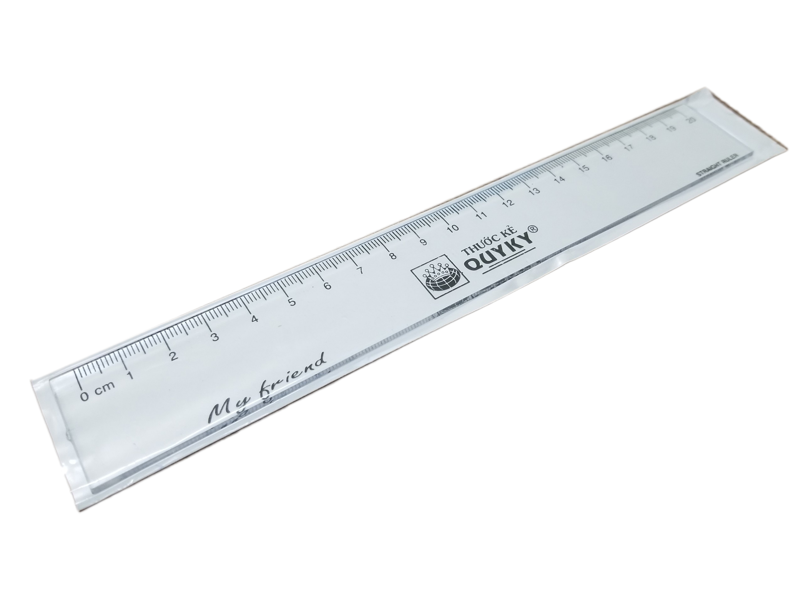 Thước 2 tấc (cứng 20cm QuyKy) – ảnh mô tả 1