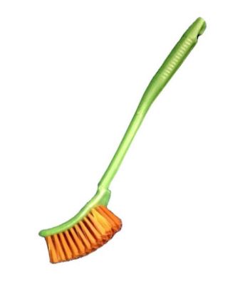 Cọ cong nhỏ (cọ toilet cong vuông cán dài) – ảnh mô tả 2