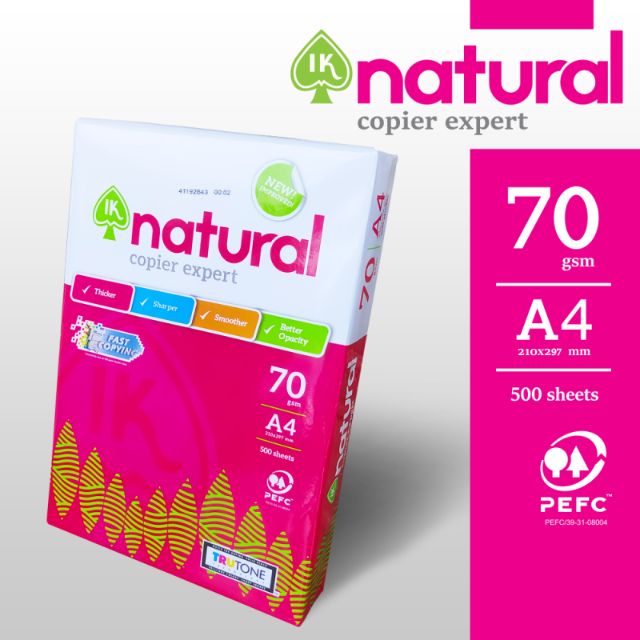 Giấy IK Natural 70 A4 – ảnh mô tả 1