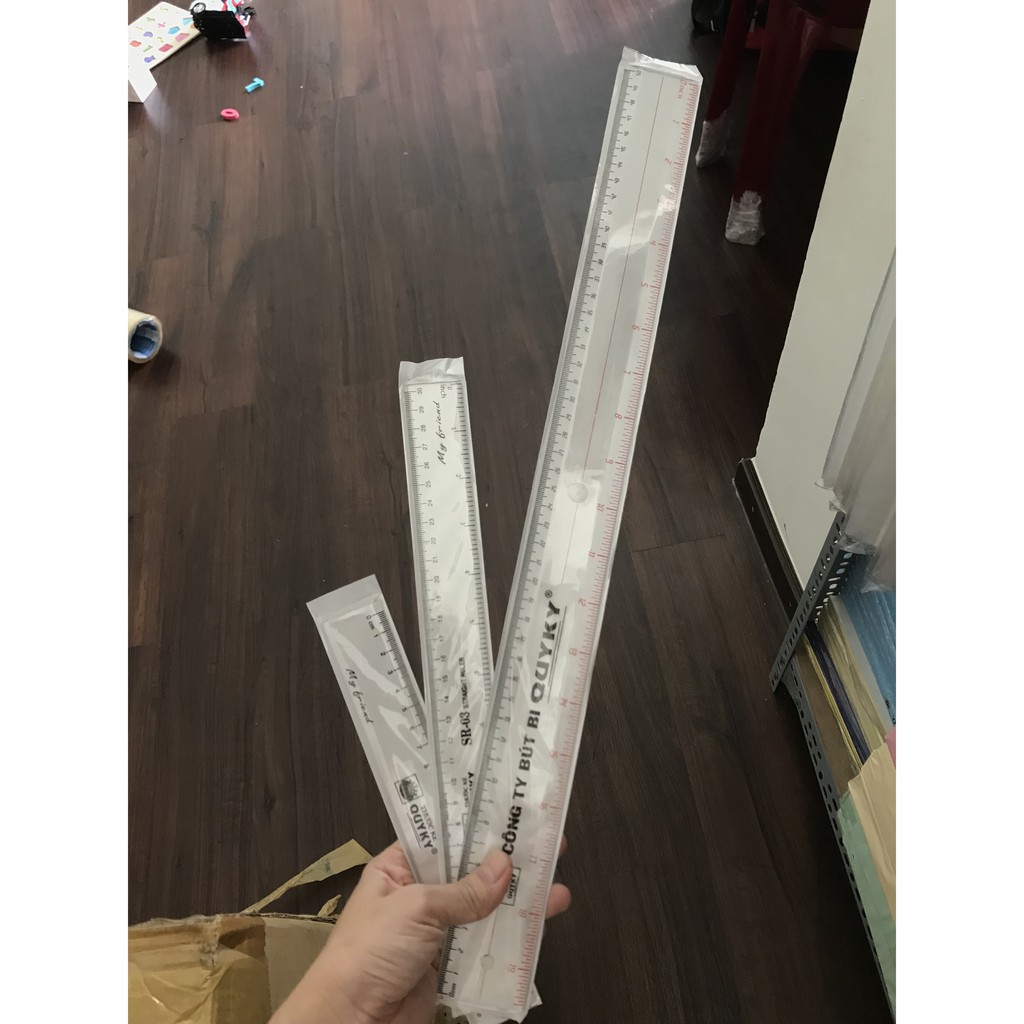 Thước 3 tấc (cứng 30cm QuyKy) – ảnh mô tả 2