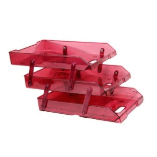 Kệ 3 tầng trượt mica (TTM màu trà) – ảnh mô tả 1