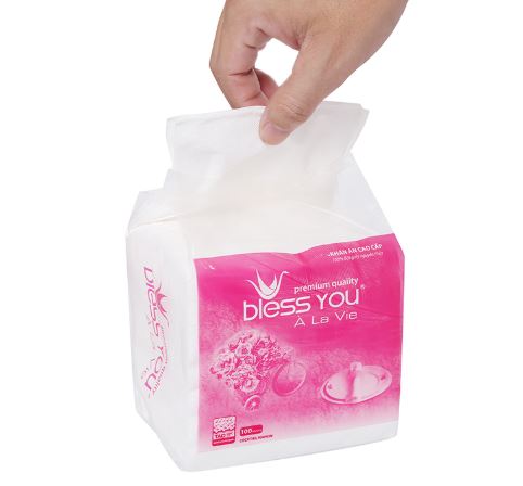 Khăn Napkin Bless You À LaVIe 23*23 (vuông nhỏ) – ảnh mô tả 2