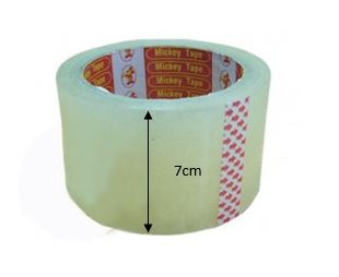 Băng keo OPP 7P (trong 80Y, 50 mic, màng 28)