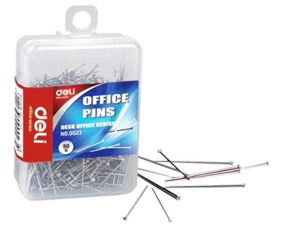 Đinh gút đầu sắt Deli 0023 (hộp/50gram)