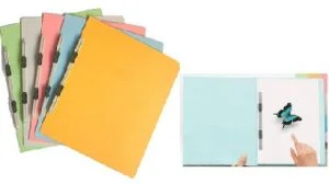 Bìa acco giấy Plus có kẹp (File kẹp giấy)
